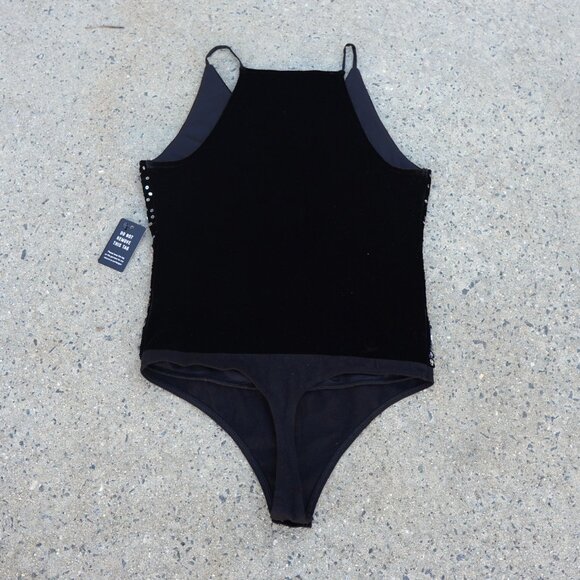 NWT Express Sequin Bodysuit M - Picture 12 of 15